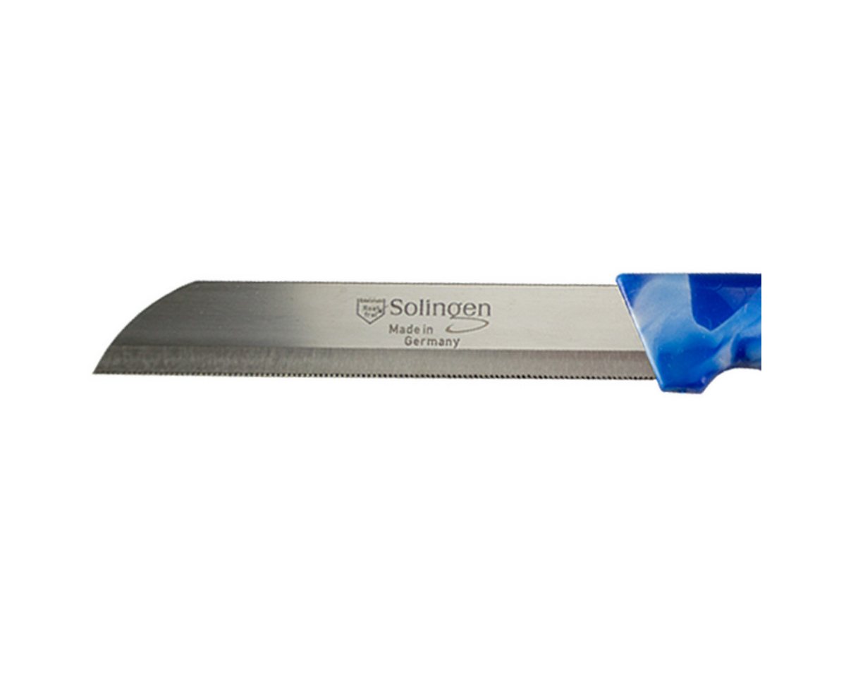 Visaggio Obstmesser Solingen Allzweckmesser Schälmesser Gemüsemesser Küchenmesser, Wellenschliff Solingen Messer, Marmor Optik, Edelstahl (rostfrei) – Bild 3 von 5