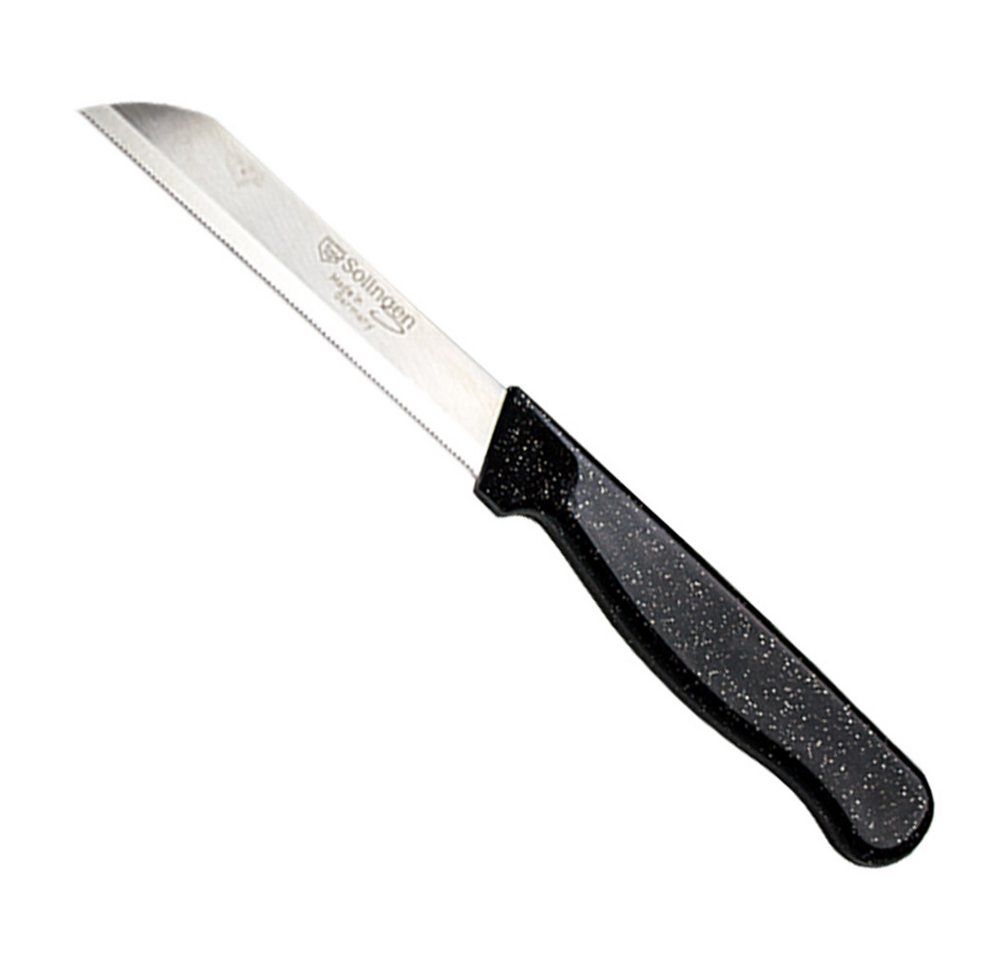 Visaggio Obstmesser Solingen Allzweckmesser Schälmesser Gemüsemesser Küchenmesser, Wellenschliff Solingen Messer, Flitter Optik, Edelstahl (rostfrei) – Bild 2 von 3