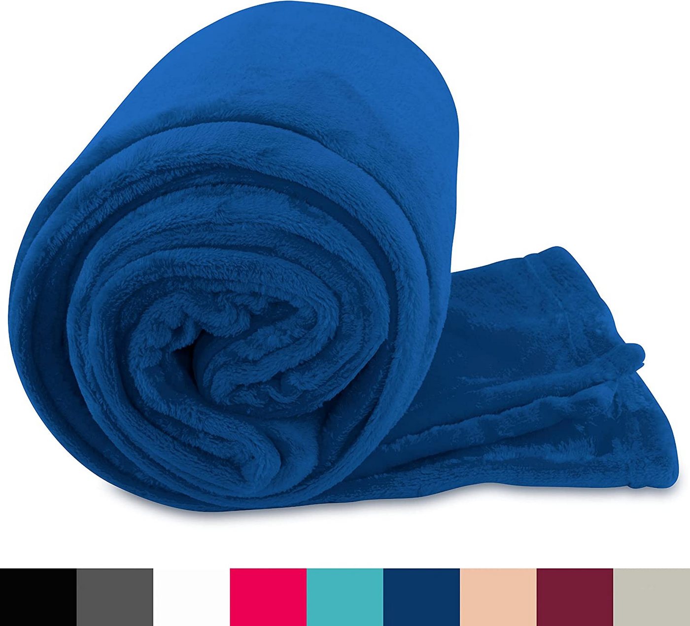 Wohndecke Kuscheldecke kuschelig warm Sofadecke, Visaggio, super weich und flauschig, Allergiker geeignet, atmungsaktiv – Bild 2 von 5