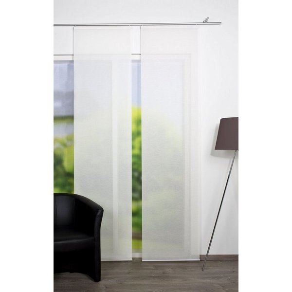 Vision S Schiebegardine ROM (1 St), Paneelwagen, halbtransparent, HxB: 260x60, Schiebevorhang Bambusoptik Digitaldruck