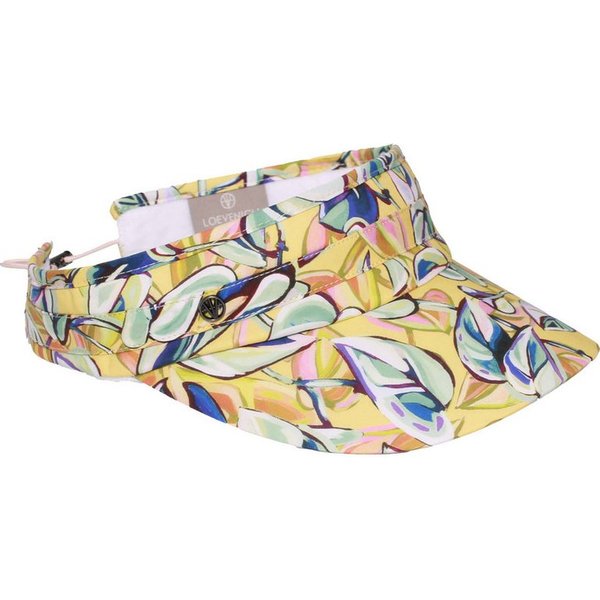 Loevenich Visor Loevenich Visor mit buntem Blätter-Print