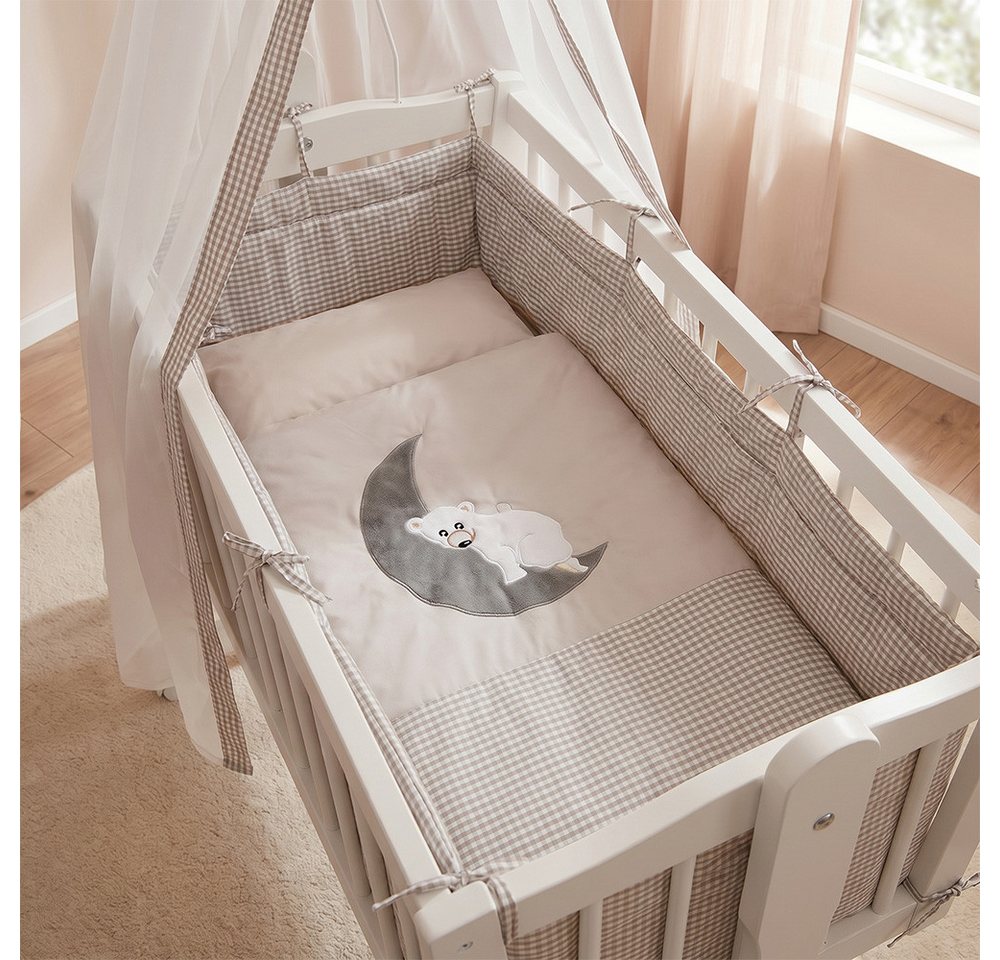 VitaliSpa® Babybett, Weiß, 40x90 mit Rollen, 1-tlg. – Bild 4 von 5