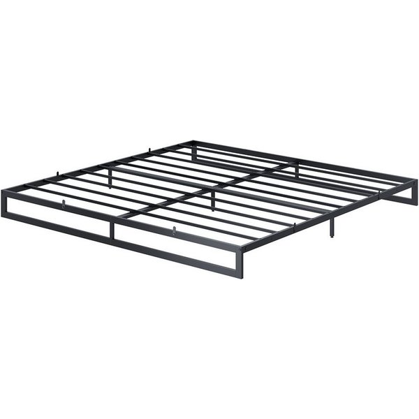 VitaliSpa® Bettgestell Lenora, Schwarz, 180x200 (1-tlg)