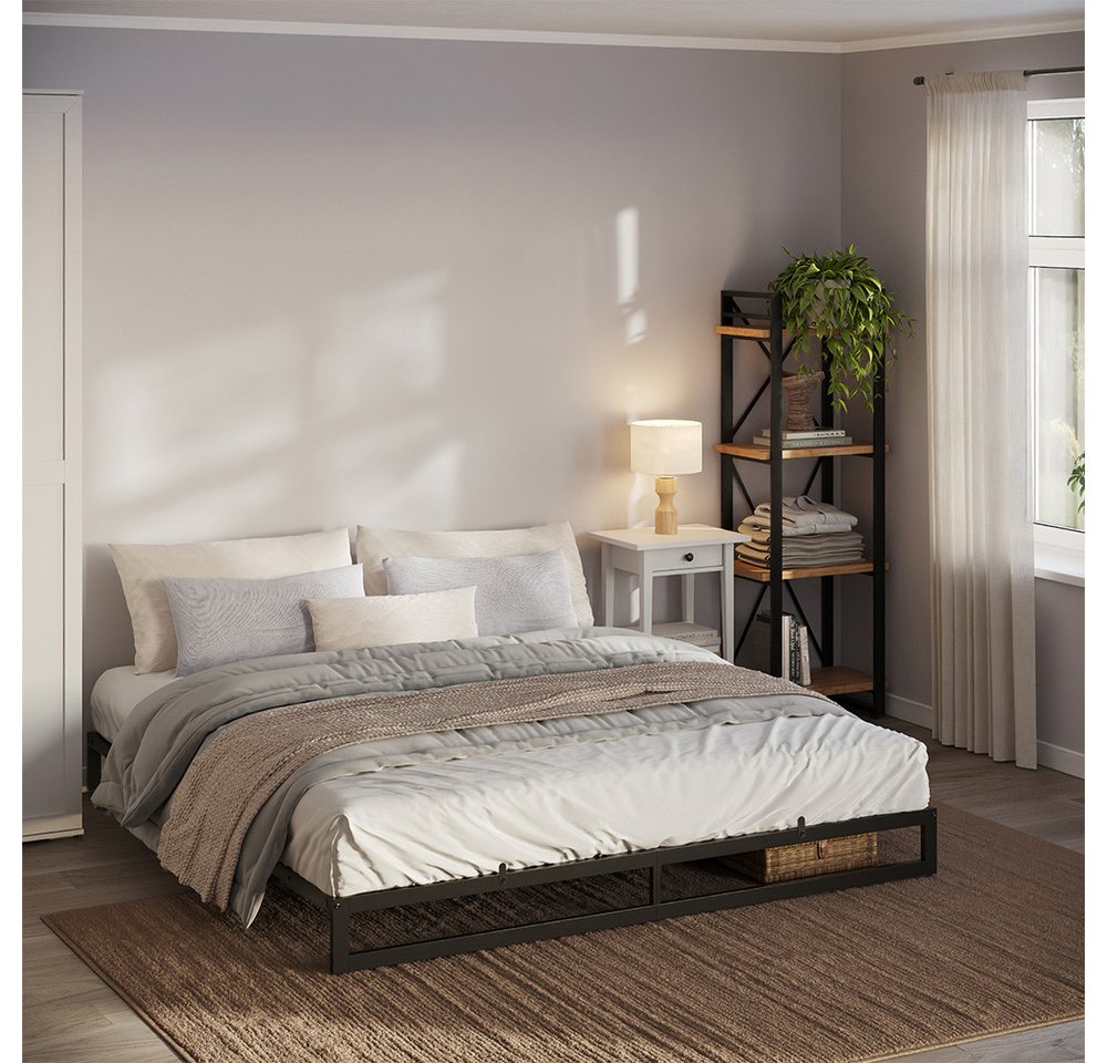 VitaliSpa® Bettgestell Lenora, Schwarz, 180x200 (1-tlg) – Bild 3 von 5