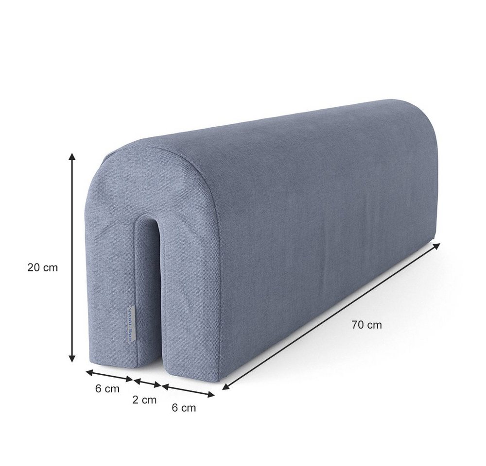 VitaliSpa® Bettumrandung, Grau, 70 x 20 cm, Höhe 20 mm, (1-tlg) – Bild 3 von 5