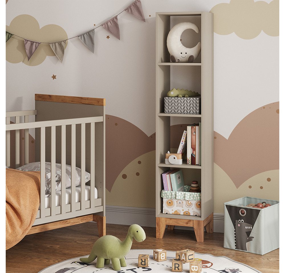 VitaliSpa® Bücherregal Malia, Cashmere/Artisan, 35.2 x 159.5 cm, 1-tlg. – Bild 3 von 5