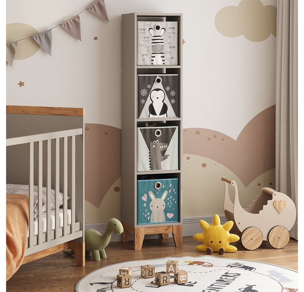 VitaliSpa® Bücherregal Malia, Cashmere/Artisan, 35.2 x 159.5 cm, 1-tlg. – Bild 4 von 5