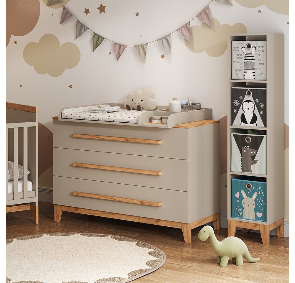 VitaliSpa® Bücherregal Malia, Cashmere/Artisan, 35.2 x 159.5 cm, 1-tlg. – Bild 5 von 5