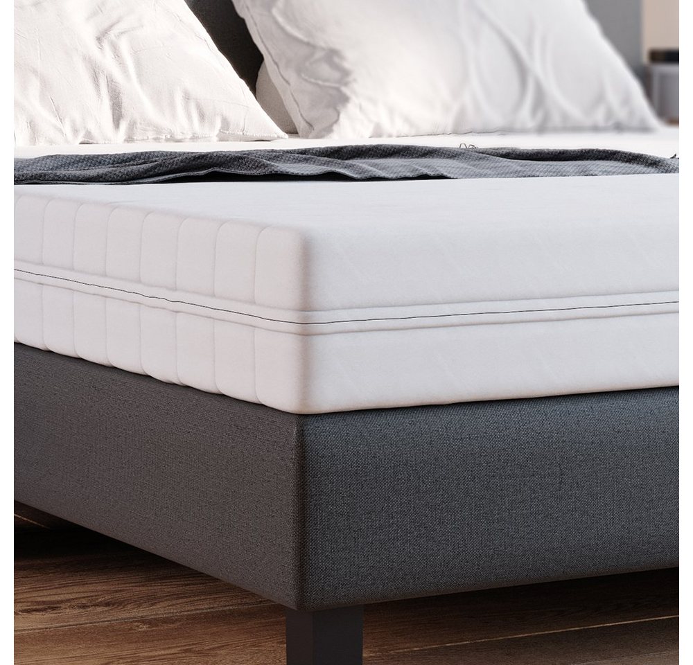 Kaltschaummatratze, Weiß, 160 x 200 cm H2 Härtegrad, 7Zonen, VitaliSpa®, 16 cm hoch – Bild 5 von 5