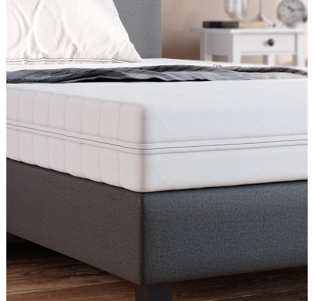 Kaltschaummatratze, Weiß, 140 x 200 cm H2 Härtegrad, 7Zonen, VitaliSpa®, 16 cm hoch – Bild 5 von 5