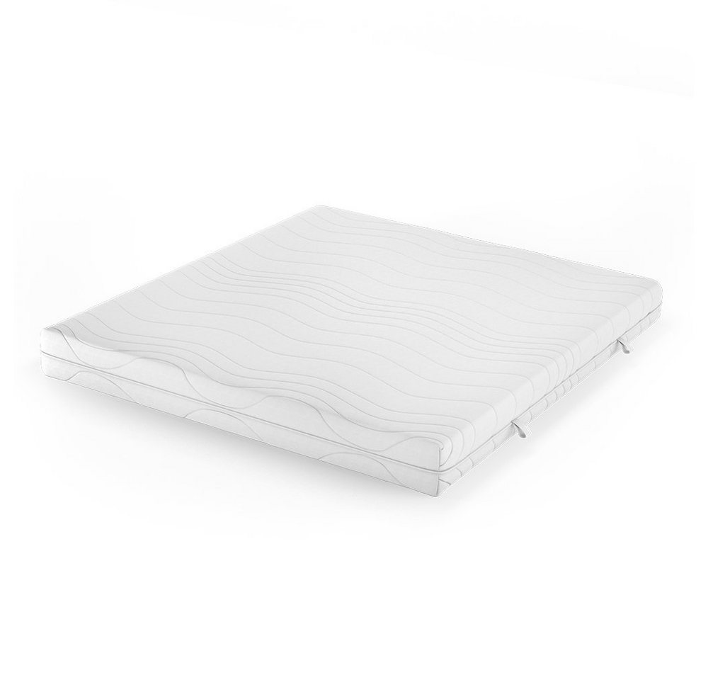 Kaltschaummatratze, Weiß, 160 x 200 cm 20cm Höhe, VitaliSpa®, 20 cm hoch – Bild 2 von 5
