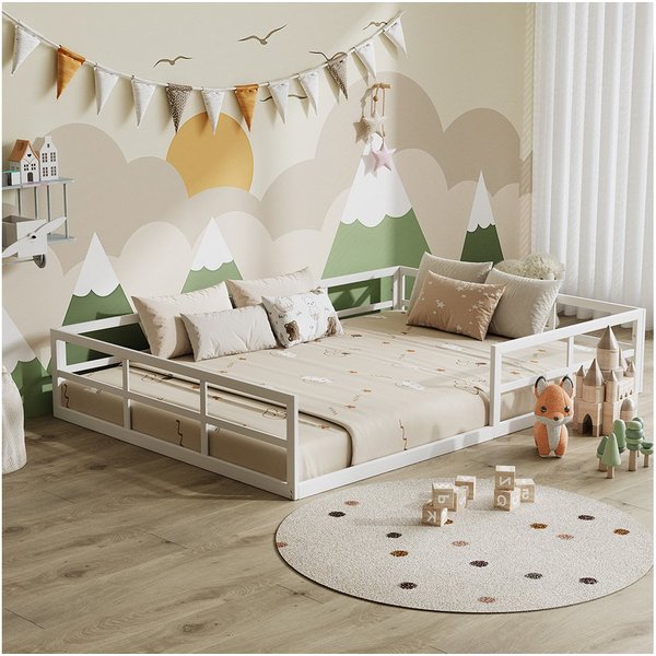 VitaliSpa® Kinderbett Minno, Weiß, 205 x 145 cm ohne Matratze (1-tlg)