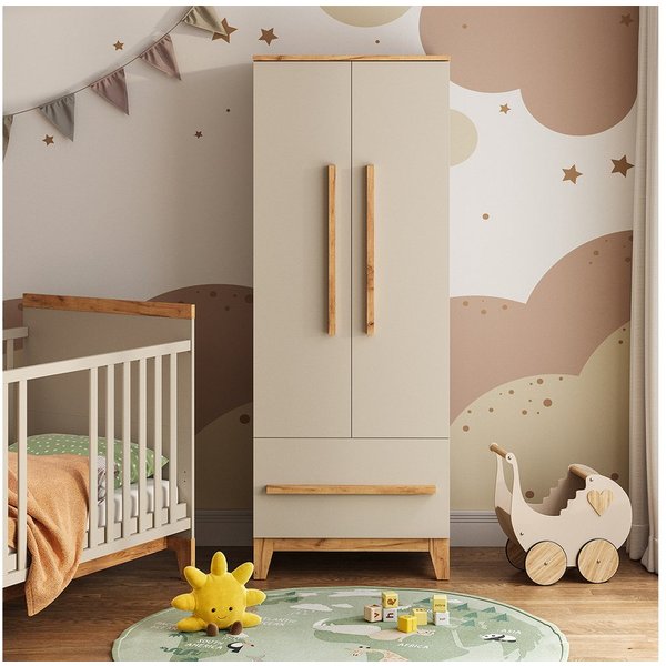VitaliSpa® Kleiderschrank Malia, Cashmere/Artisan/Artisan, 70 x 186.8 cm (1-St)