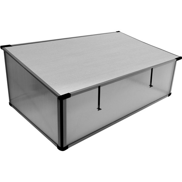Vitavia Frühbeet Levana 2, BxTxH: 55x95x36,5 cm, kiesel