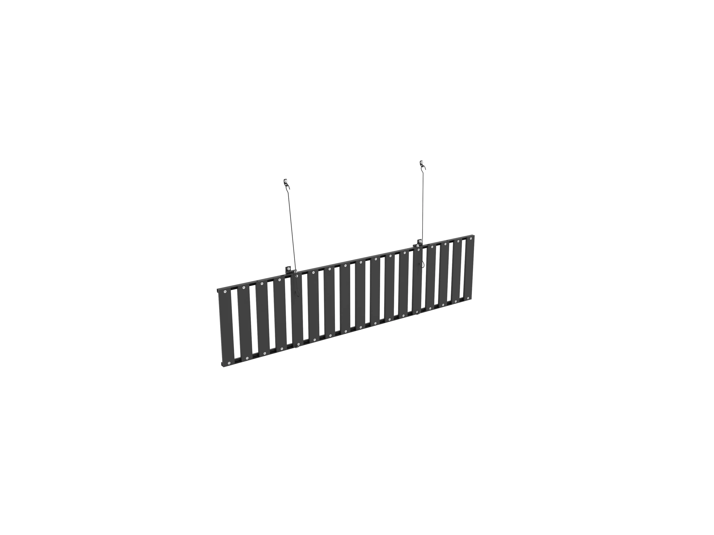 VITAVIA Gewächshaus Alu-Klappregal, 120 x 30 x 34 cm, schwarz – Bild 3 von 4