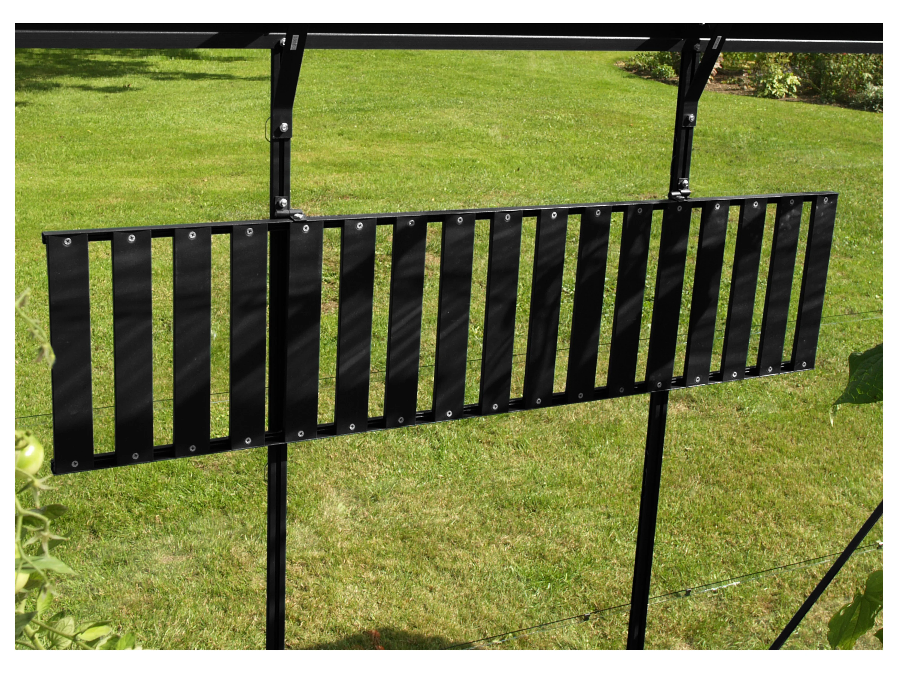 VITAVIA Gewächshaus Alu-Klappregal, 120 x 30 x 34 cm, schwarz – Bild 4 von 4