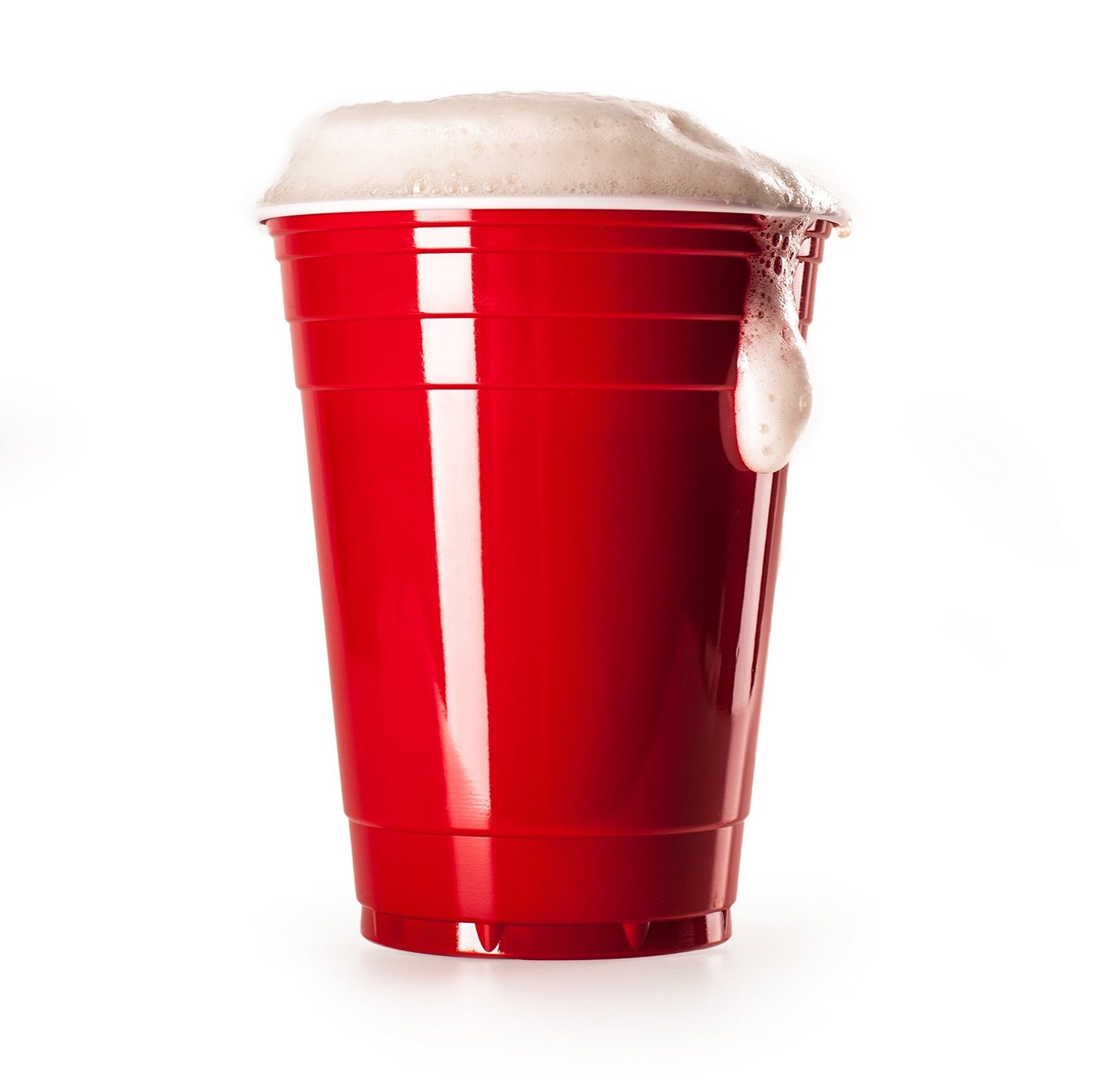Vivaloo Becher 473 ml Plastikbecher wiederverwendbar, Original American Red Cups, 50-tlg., Partybecher Hartplastik Becher – Bild 2 von 5