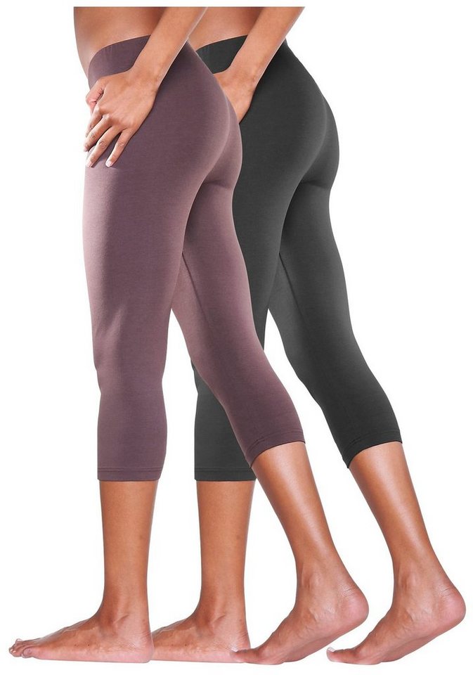 Vivance Active by Lascana Caprileggings (2er-Pack) mit Gummibund, Loungewear – Bild 3 von 5