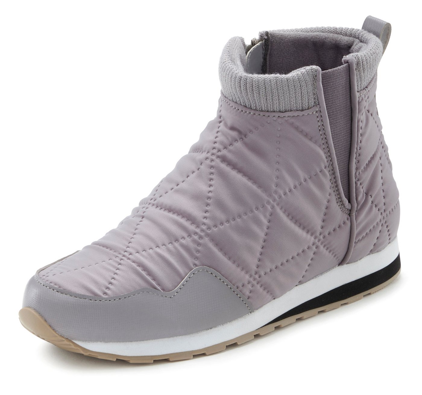 Vivance by Lascana Ankle Stiefelette, Outdoor Boots, Sneaker, Winterstiefelette in modischer Stepp-Optik – Bild 2 von 5