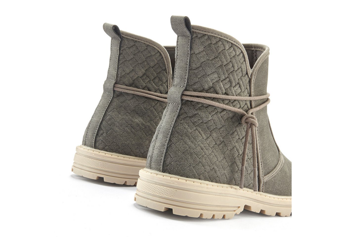 Vivance by Lascana Boots, Stiefel Stiefelette mit raffinierten Bindebändern VEGAN – Bild 5 von 5