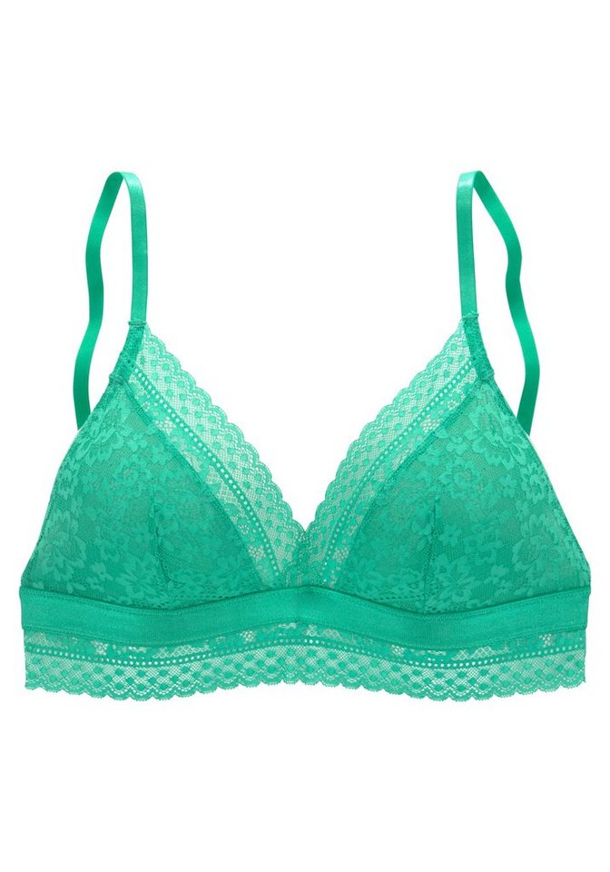Vivance by Lascana Bralette-BH, BH ohne Bügel, Triangel-BH, Spitzen-BH, bügelloser BH, Viola als Dessous-Set kombinierbar, Dessous – Bild 2 von 5