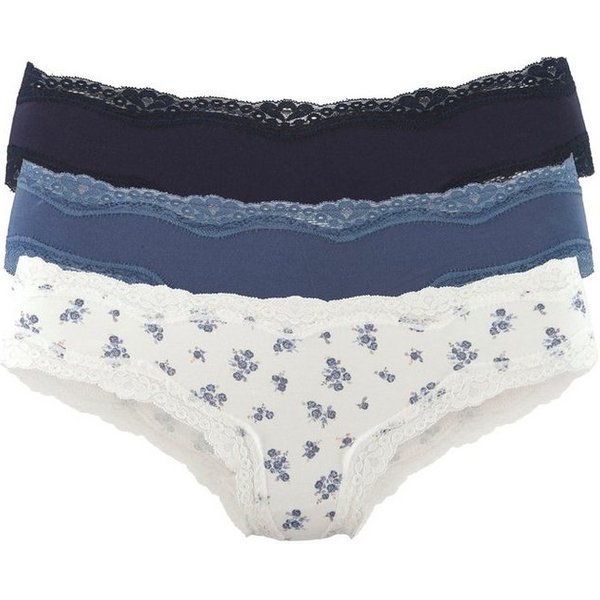Vivance by Lascana Brasilslip (3er-Pack) aus elastischer Baumwolle