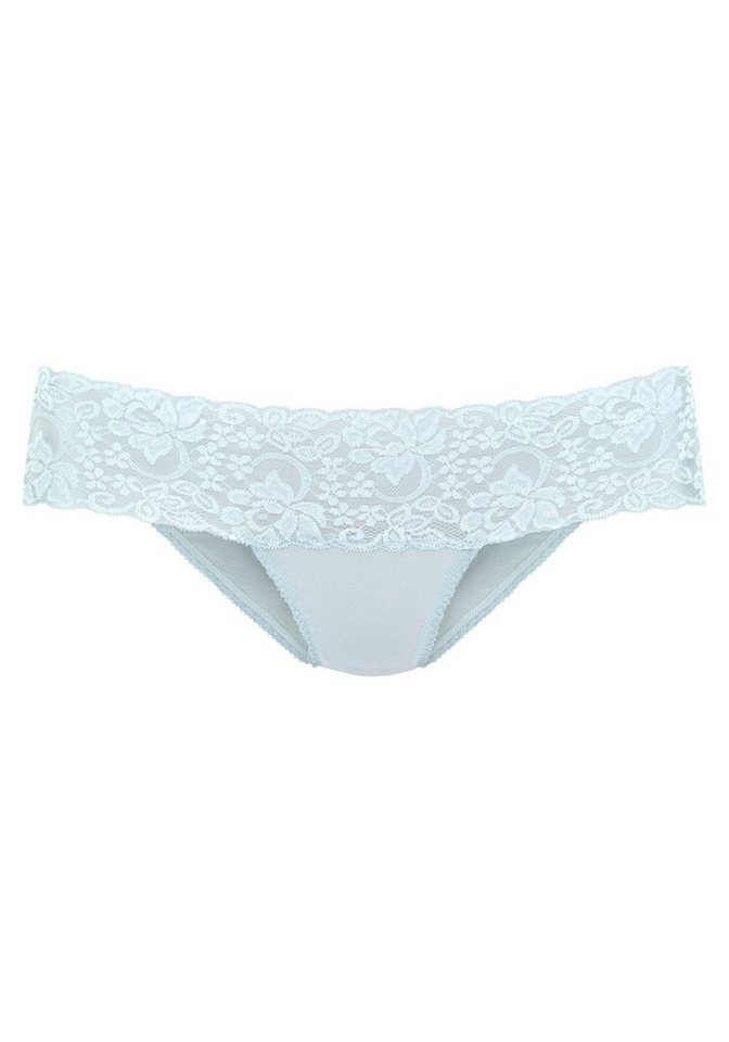 Vivance by Lascana Brasilslip (3er-Pack) aus elastischer Baumwolle mit floraler Spitze – Bild 4 von 5
