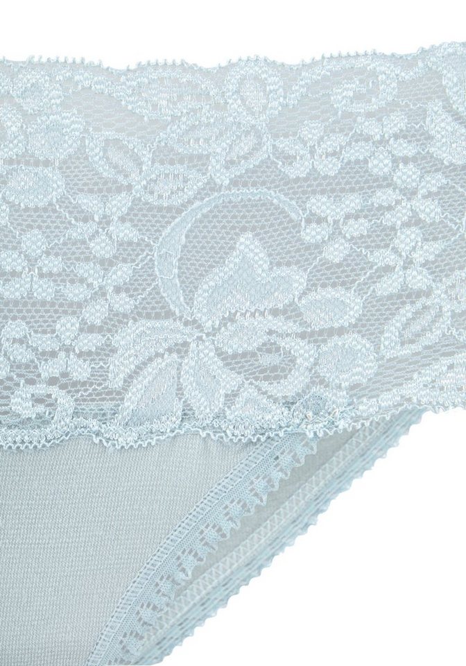 Vivance by Lascana Brasilslip (3er-Pack) aus elastischer Baumwolle mit floraler Spitze – Bild 5 von 5