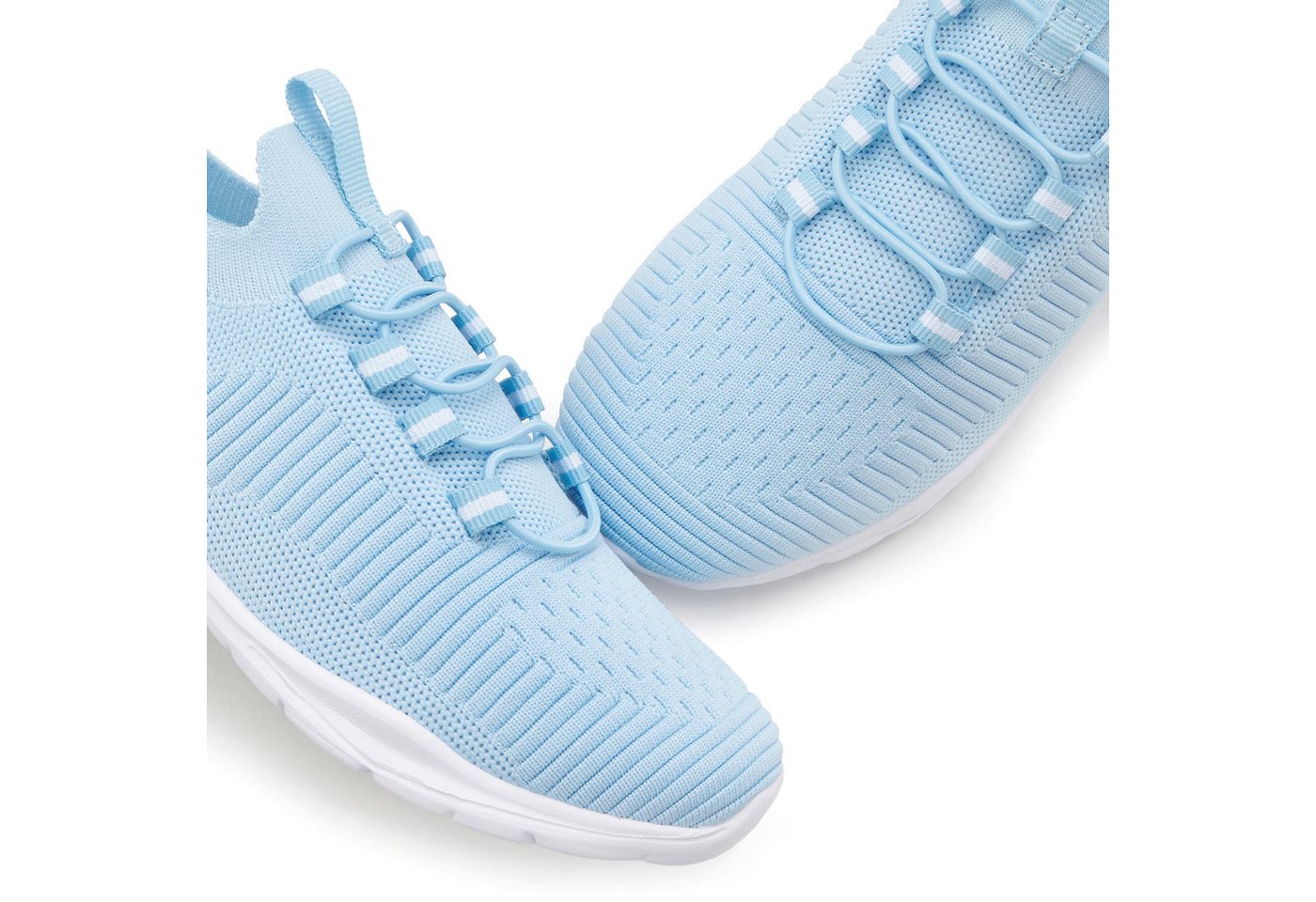 Vivance by Lascana Freizeitschuh, Halbschuh, Turnschuhe, Slip-On-Sneaker, Sneaker superleicht, zum Reinschlüpfen mit elastischen Schnürbändern VEGAN – Bild 2 von 4