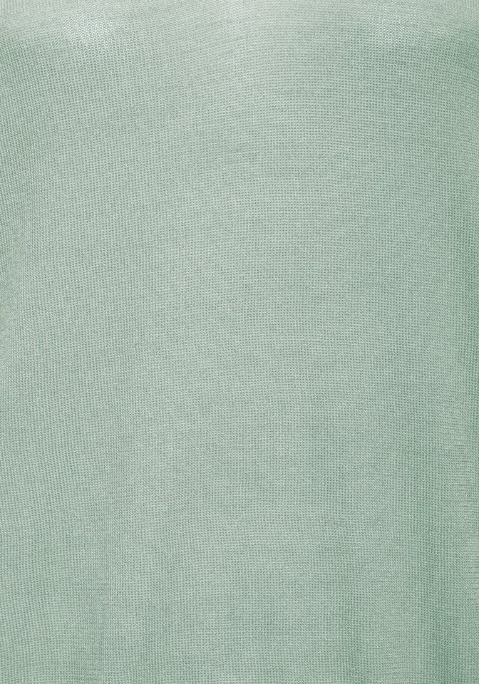 Vivance by Lascana Kurzarmpullover aus softer, leichter Feinstrickqualität lockeres Strickshirt, V-Ausschnitt-Pullover, leicht Oversize, Basic – Bild 5 von 5