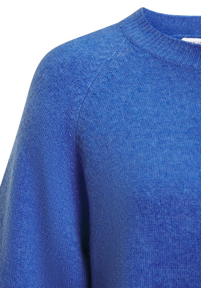 Vivance by Lascana Kurzarmpullover mit weiten Ärmeln lockere Passform, Rundhalspullover, weicher Strickpullover, Basic – Bild 4 von 5