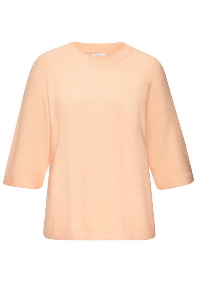 Vivance by Lascana Kurzarmpullover mit weiten Ärmeln lockere Passform, Rundhalspullover, weicher Strickpullover, Basic – Bild 2 von 5