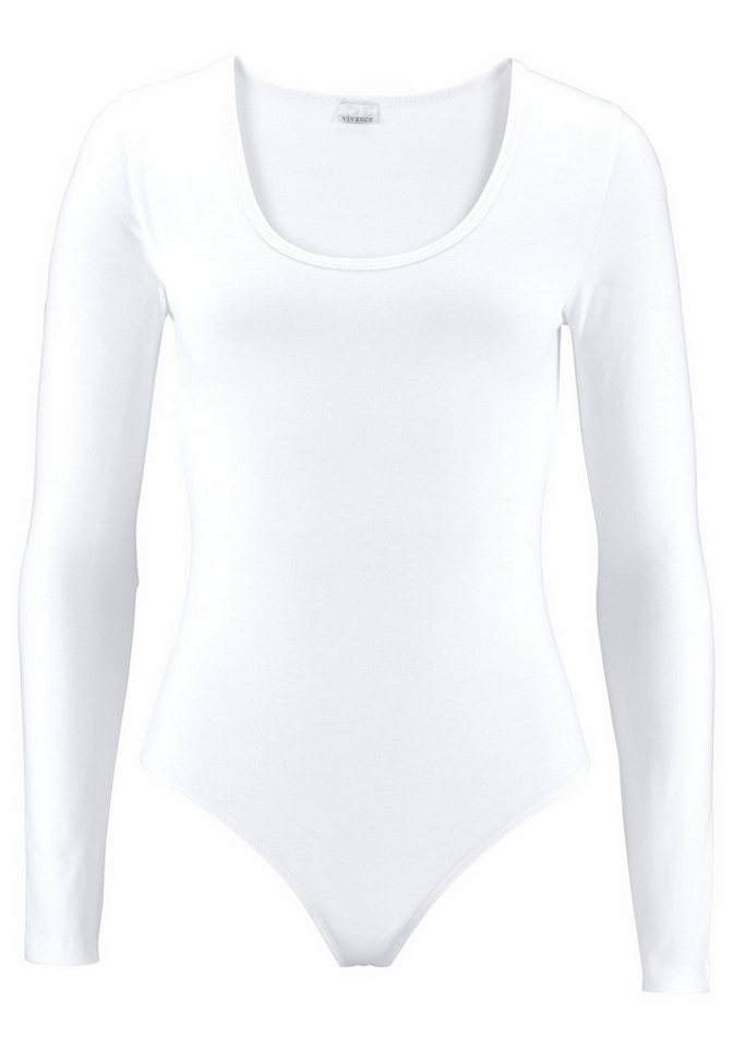 Vivance by Lascana Langarmbody (2er-Pack) aus elastischer Baumwoll-Qualität – Bild 5 von 5