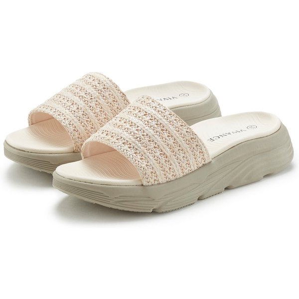 Vivance by Lascana Mule, Sandale, Sommerschuh, offener Schuh, Pantolette mit modischer Sohle VEGAN