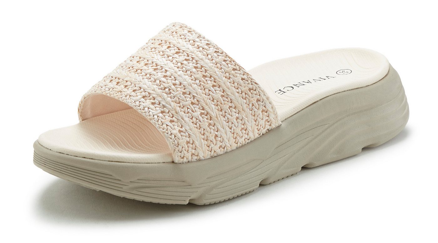 Vivance by Lascana Mule, Sandale, Sommerschuh, offener Schuh, Pantolette mit modischer Sohle VEGAN – Bild 3 von 5