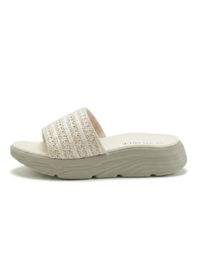 Vivance by Lascana Mule, Sandale, Sommerschuh, offener Schuh, Pantolette mit modischer Sohle VEGAN – Bild 4 von 5