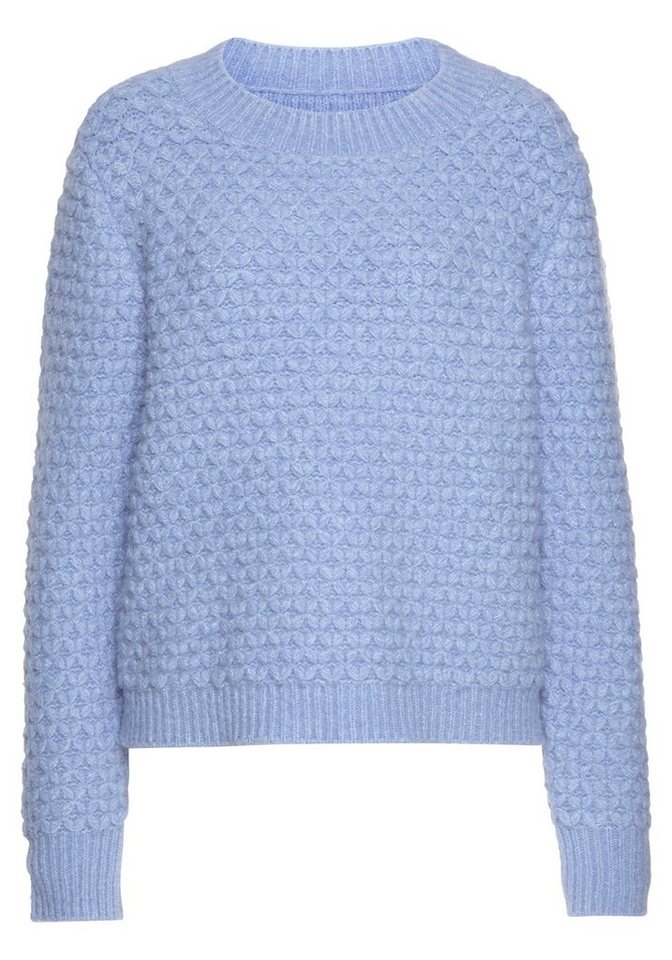 Vivance by Lascana Rundhalspullover mit besonderem Strickmuster kuscheliger Strickpullover, lockere Passform, warmer Pullover – Bild 2 von 5
