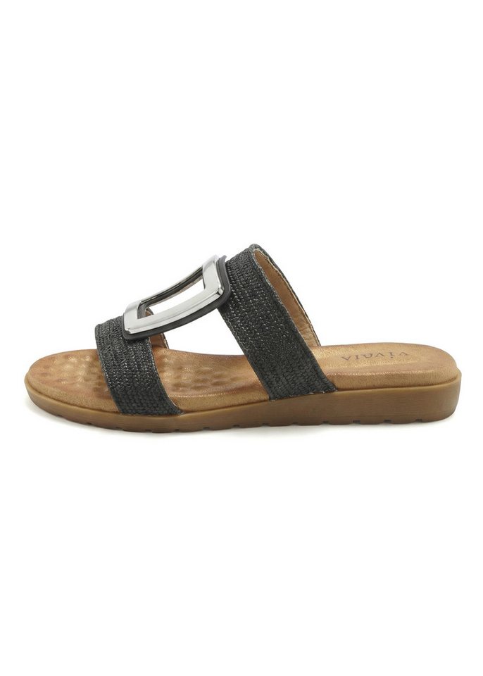Vivance by Lascana Sandale, Sommerschuh, offener Schuh, Mule, Pantolette mit modischem Schmuckelement und softer Innensohle – Bild 3 von 5