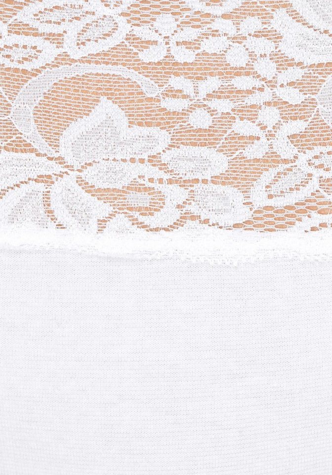 Vivance by Lascana Slip (3er-Pack) aus elastischer Baumwolle mit floraler Spitze – Bild 5 von 5