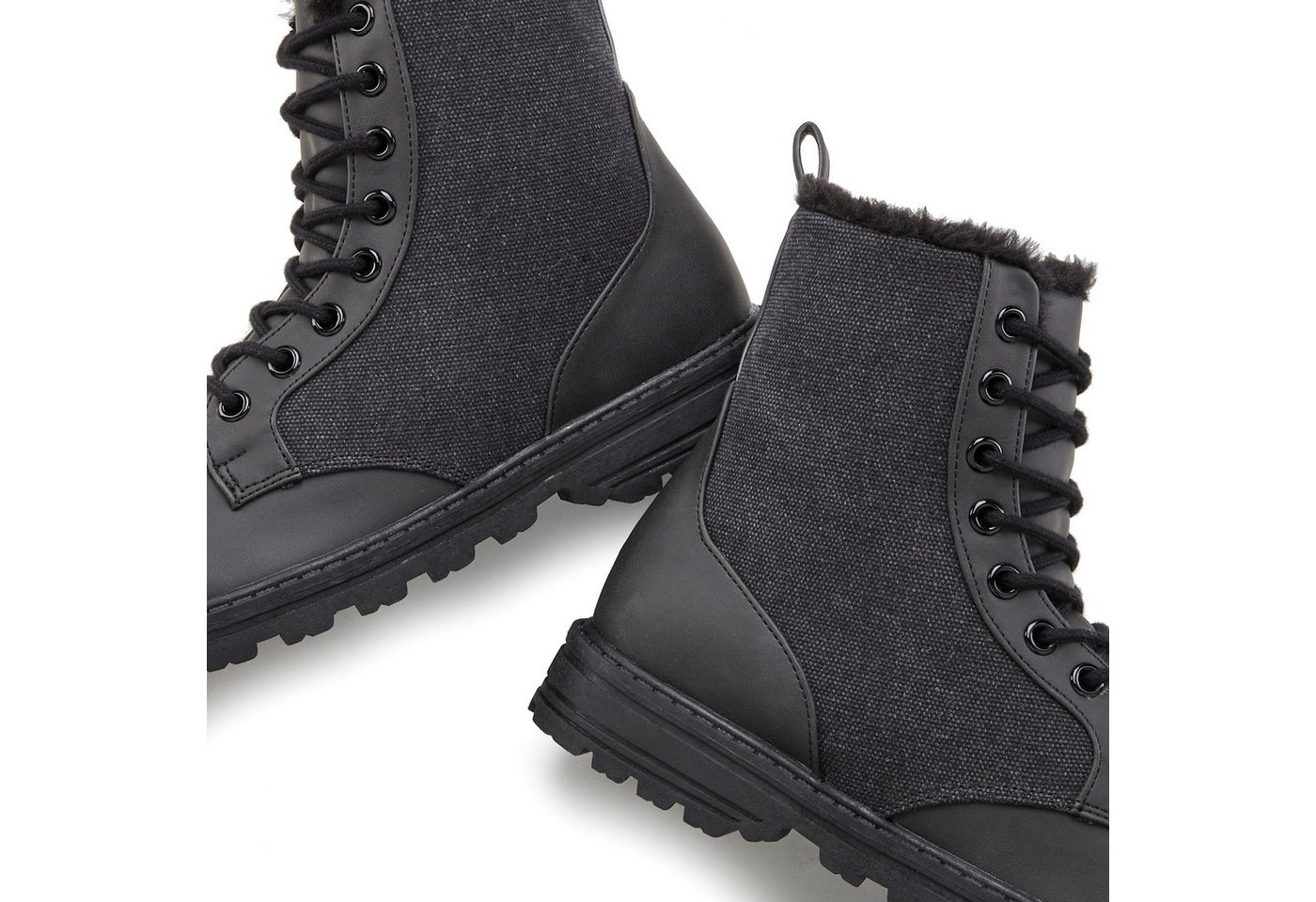 Vivance by Lascana Stiefel, Boots Stiefelette mit Warmfutter und leichter Profilsohle VEGAN – Bild 5 von 5