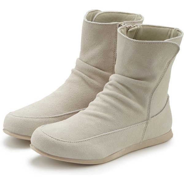 Vivance by Lascana Stiefel, Boots Stiefelette aus hochwertigem Leder mit Reißverschluss