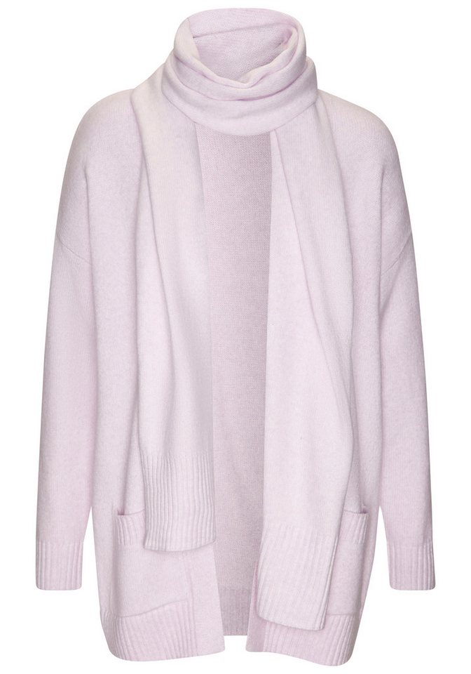 Vivance by Lascana Strickjacke (Set, mit Schal) aus kuscheliger Strickqualität, Cardigan – Bild 2 von 5