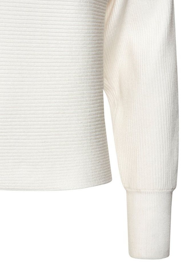 Vivance by Lascana Strickpullover mit U-Boot-Ausschnitt Rippstrickpullover mit Fledermausärmeln, supersofter Strick, Oversize – Bild 4 von 5