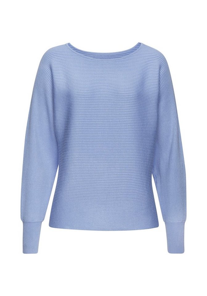 Vivance by Lascana Strickpullover mit U-Boot-Ausschnitt Rippstrickpullover mit Fledermausärmeln, supersofter Strick, Oversize – Bild 2 von 5