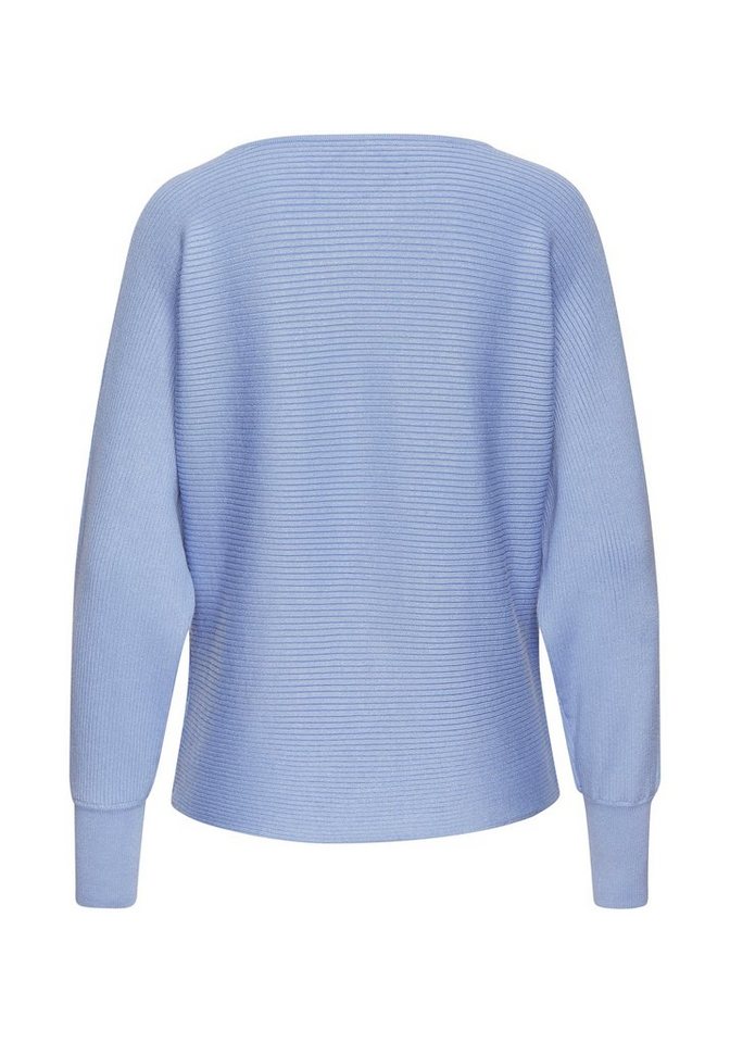 Vivance by Lascana Strickpullover mit U-Boot-Ausschnitt Rippstrickpullover mit Fledermausärmeln, supersofter Strick, Oversize – Bild 3 von 5