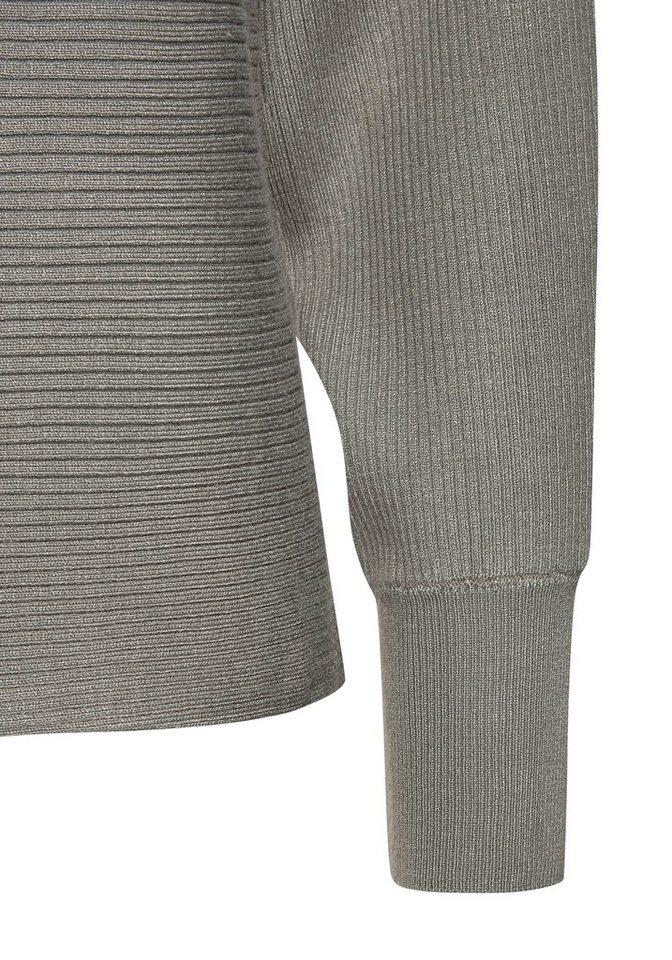 Vivance by Lascana Strickpullover mit U-Boot-Ausschnitt Rippstrickpullover mit Fledermausärmeln, supersofter Strick, Oversize – Bild 5 von 5