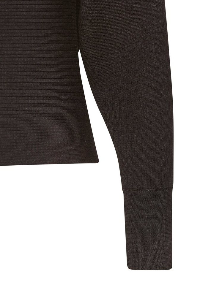 Vivance by Lascana Strickpullover mit U-Boot-Ausschnitt Rippstrickpullover mit Fledermausärmeln, supersofter Strick, Oversize – Bild 4 von 5