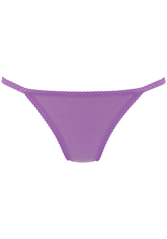 Vivance by Lascana String (7er-Pack) mit feiner Spitzeneinfassung und aus weicher Baumwollqualität – Bild 4 von 5