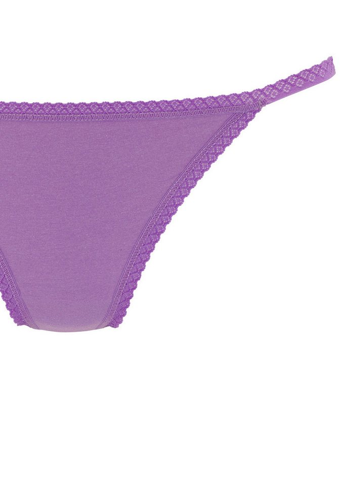 Vivance by Lascana String (7er-Pack) mit feiner Spitzeneinfassung und aus weicher Baumwollqualität – Bild 5 von 5