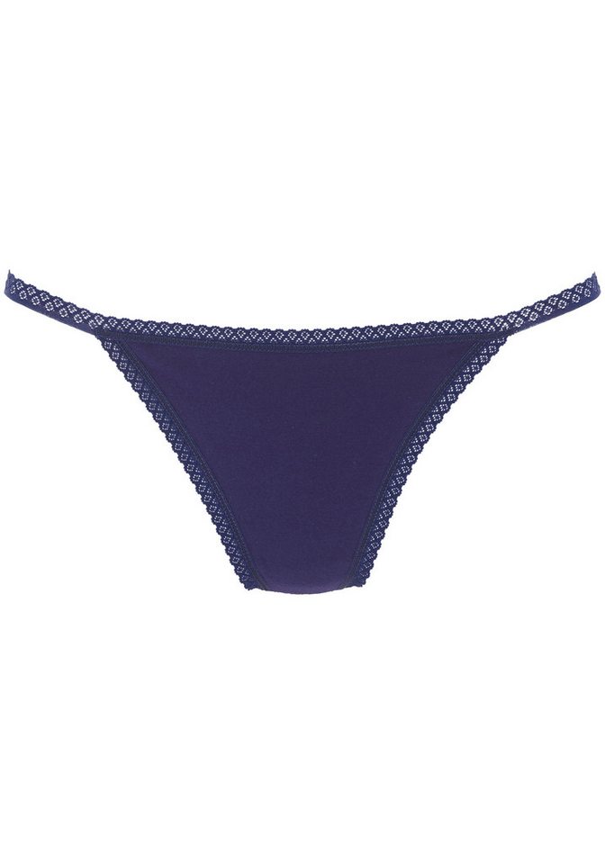 Vivance by Lascana String (7er-Pack) mit feiner Spitzeneinfassung und aus weicher Baumwollqualität – Bild 4 von 5